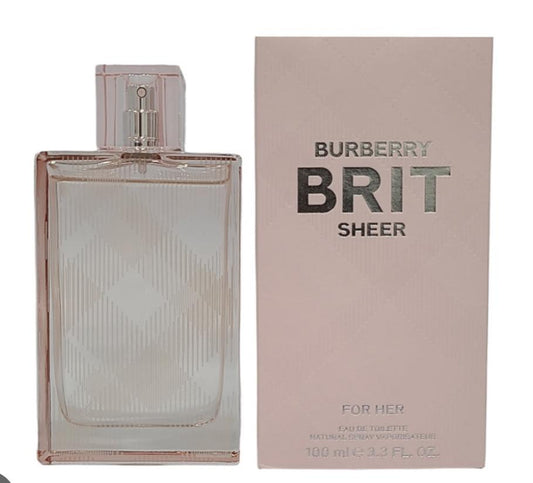Burberry Brit Sheer Eau De Toilette Women 100 ml